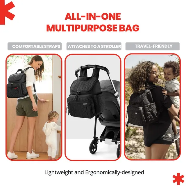 Skip Hop - Forma Diaper Backpack - Chocolate (2)
