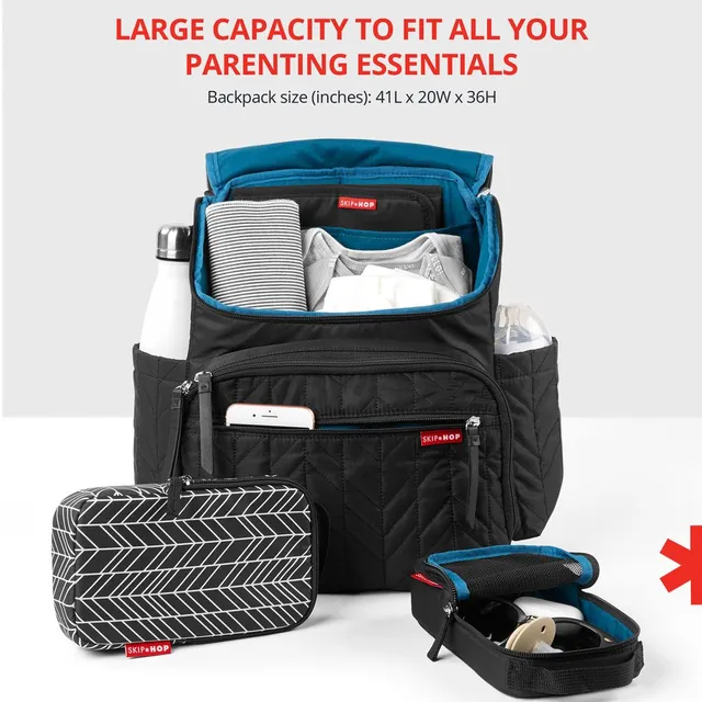 Skip Hop - Forma Diaper Backpack - Chocolate (5)